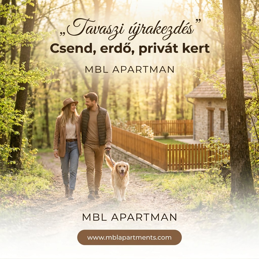 Tavaszi „újrakezdés” kutyával a Balaton-felvidéken: csend, erdő, privát kert